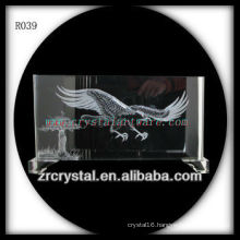 Handmade Intaglio Eagle Crystal